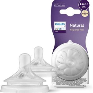 AVENT NATURAL NIPPLES 1M