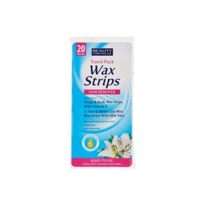 BEAUTY FORMULAS HAIR REMOVAL WAX STRIPS 20