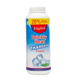 ENGLISH PRICKLY HEAT THANDAA POWDER 120G