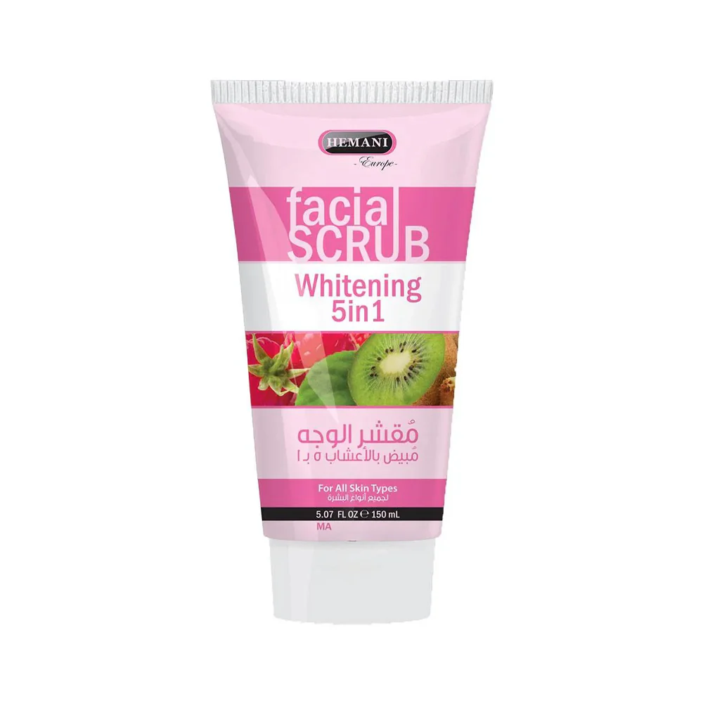 HEMANI WHITENING 5IN1  FACIAL SCRUB 150ML