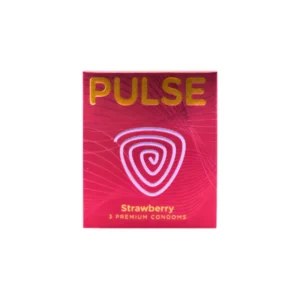 PULSE STRAWBERRY CONDOMS 3S