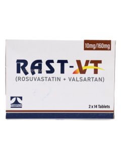 RAST VT 10/160MG TAB 28S