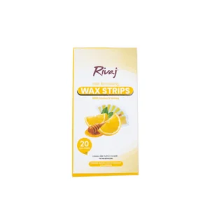 RIVAJ HAIR REMOVING WAX STRIPS WITH LEMON
