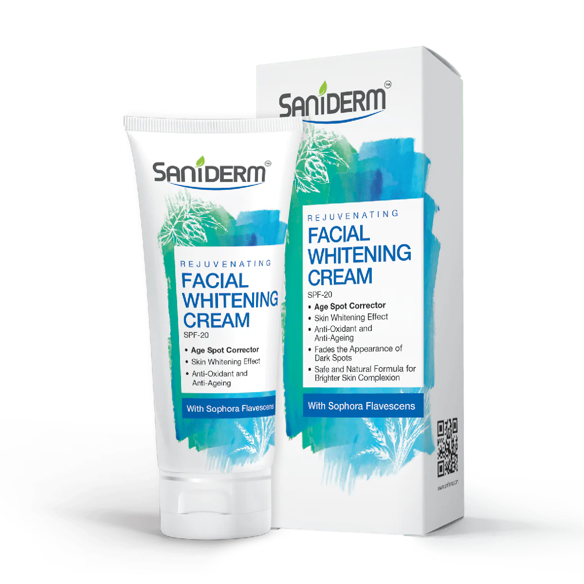 SANIDERM FACIAL WHITENING CREAM 50GM