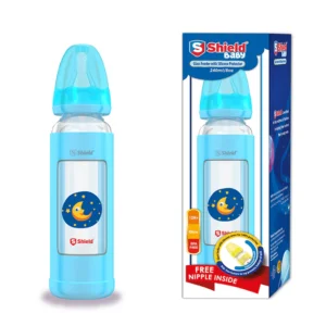 SHIELD BABY GLASS FEEDER 240ML