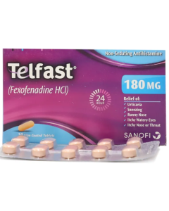 TELFAST 180MG TAB (NEW)