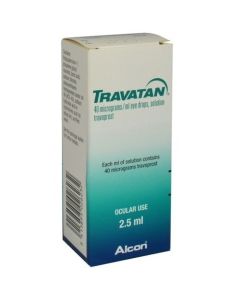TRAVATAN SOLUTION 2.5ML