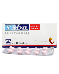 VADIL TABLET 6.25MG (NEW)