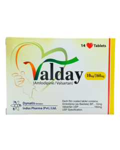 VALDAY 10/160MG TAB 14S