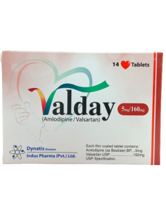 VALDAY 5/160MG TAB 14S