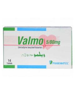VALMO 5/80MG TAB 14S