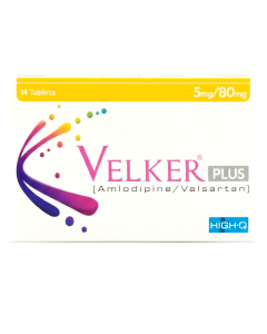 VELKER 5/80MG TAB 14S