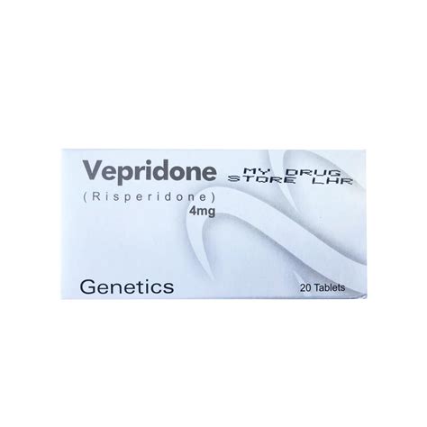 VEPRIDONE 4MG TAB 20S
