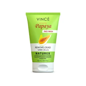 VINCE EXFOLIATING PAPAYA FACE WASH 120ML