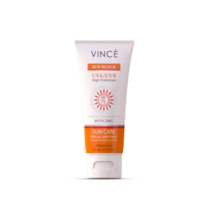 VINCE UVA&UVB PROTECTOR SPF75 SUN BLOCK 80ML