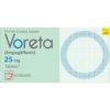 VORETA 25MG TAB