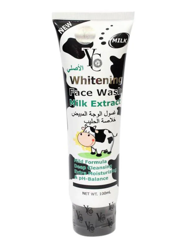 YC WHITENING MILK EXTRACT FACE WASH 100ML