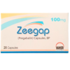 ZEEGAP 100MG CAP 28S