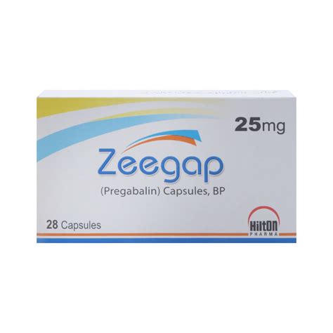 ZEEGAP 25MG CAP 28S
