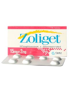 ZOLIGET 15MG+2MG  TAB