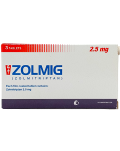 ZOLMIG TAB 2.5 MG