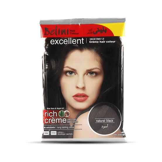 Belini Hair Color 01 Black