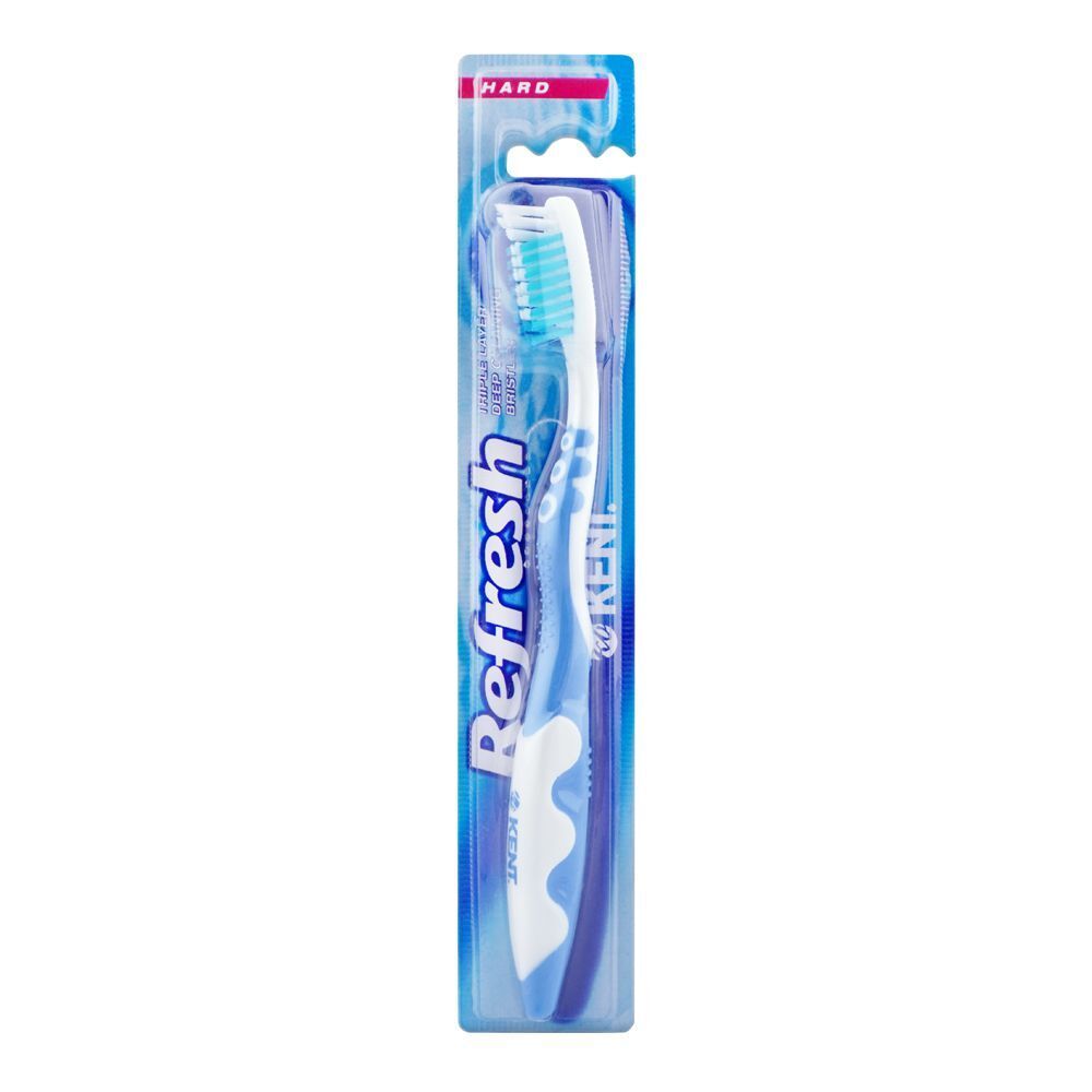Kent T Brush Refresh Comfort Grip Hard 2cs