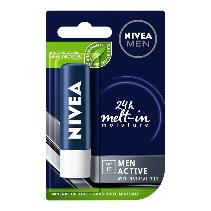 Nivea Lip Balm 4.8gm Men Spf15