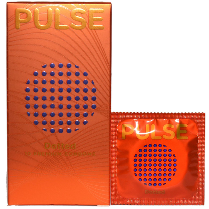Pulse Condoms 10cs Dotted
