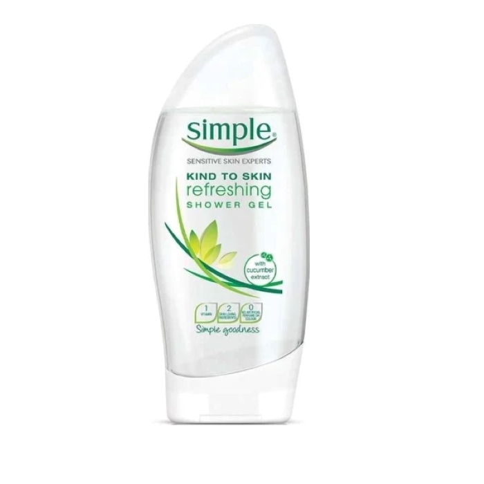 Simple Shower Gel 250ml Refreshing