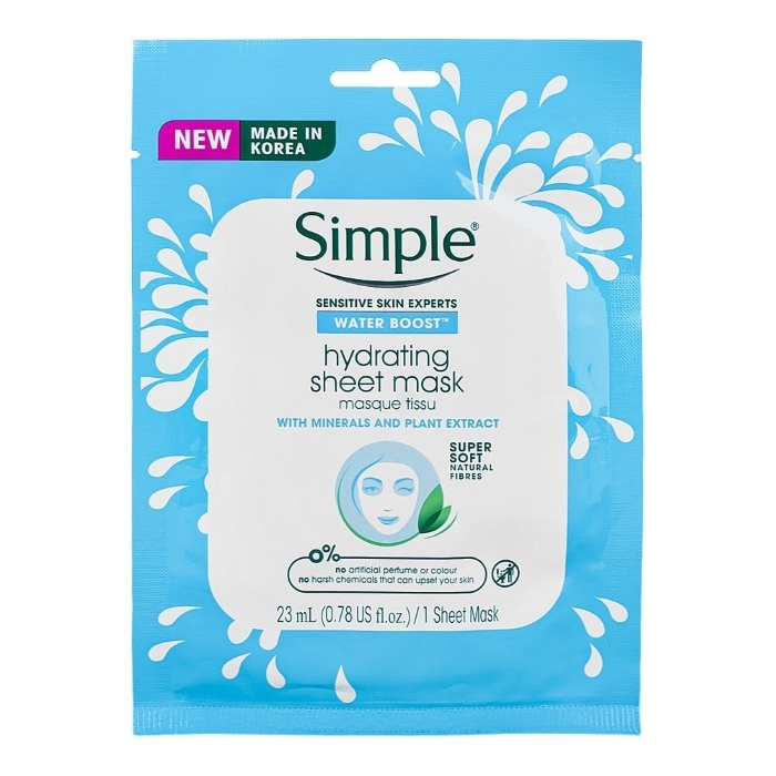 Simple sheet mask 23ml hydrating